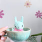 Brown Tea Cup Bunny, Bunny Doll, Brown  Bunny, Bunny Plushie
