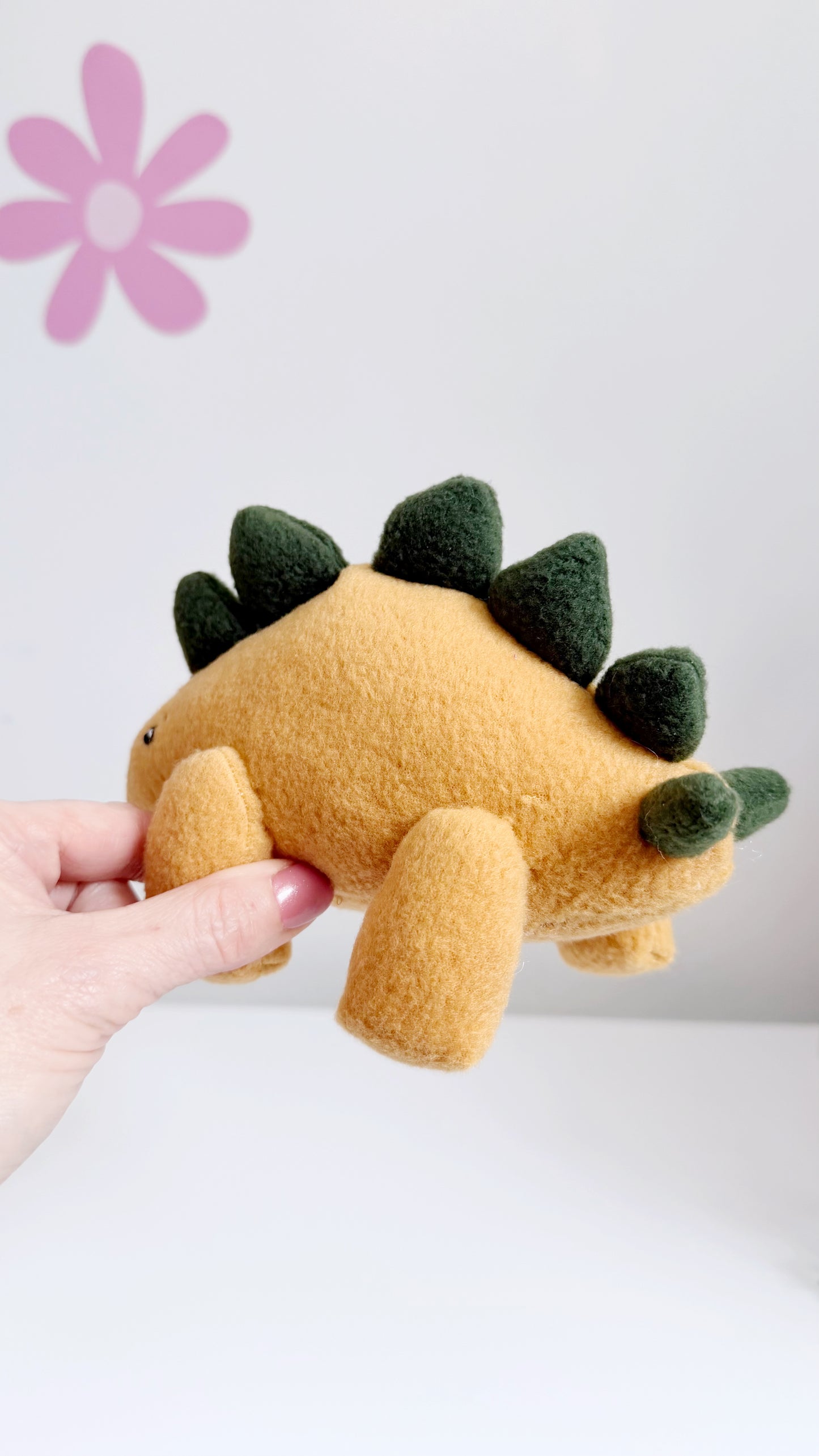 Stegosaurus Plushie, Yellow Stegosaurus