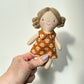 Mini Girl Doll, Girl Doll, Blonde Hair Doll, Dollhouse Doll