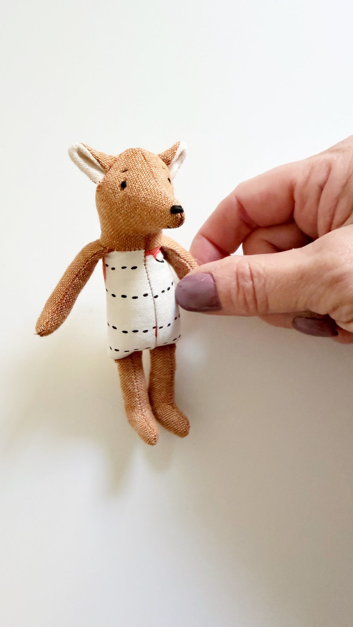 Sister Fox, Fox Doll, Mini Doll,Dollhouse Doll, Dollhouse Fox