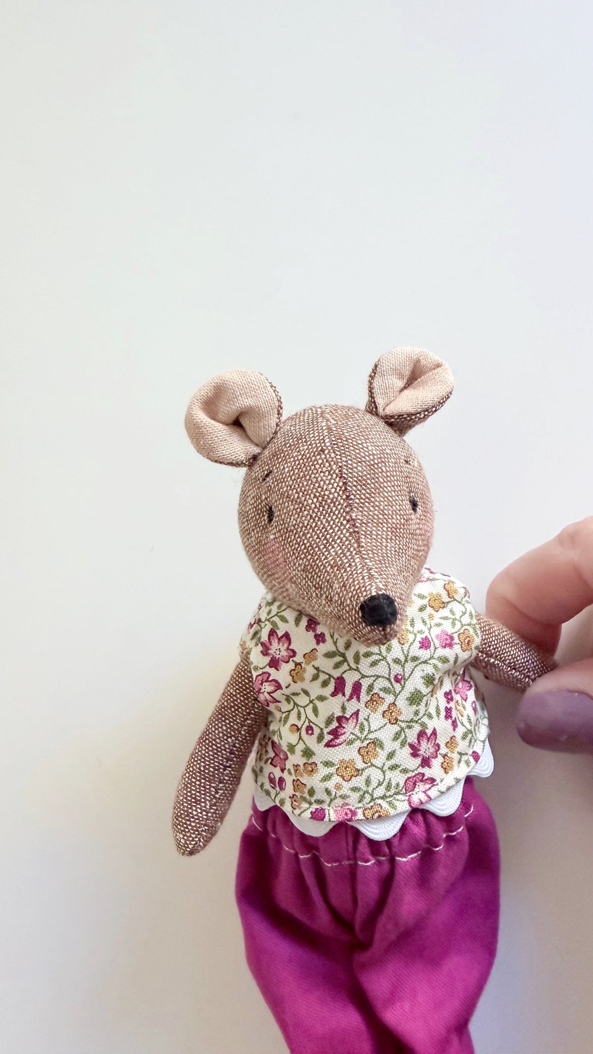Mini Mouse Doll, Mouse Doll, Dollhouse Doll