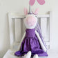 Unicorn Doll, Unicorn Fabric Doll, Textile Unicorn