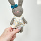 Mini Bunny Doll, Bunny  Doll, Dollhouse Doll