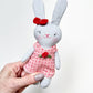 Mini Bunny Doll, Bunny  Doll, Dollhouse Doll