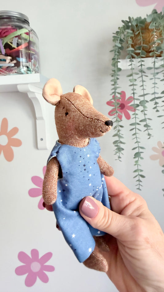 Mini Mouse Doll, Mouse Doll, Dollhouse Doll