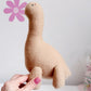 Taupe Brontosaurus, Dino Plushie 