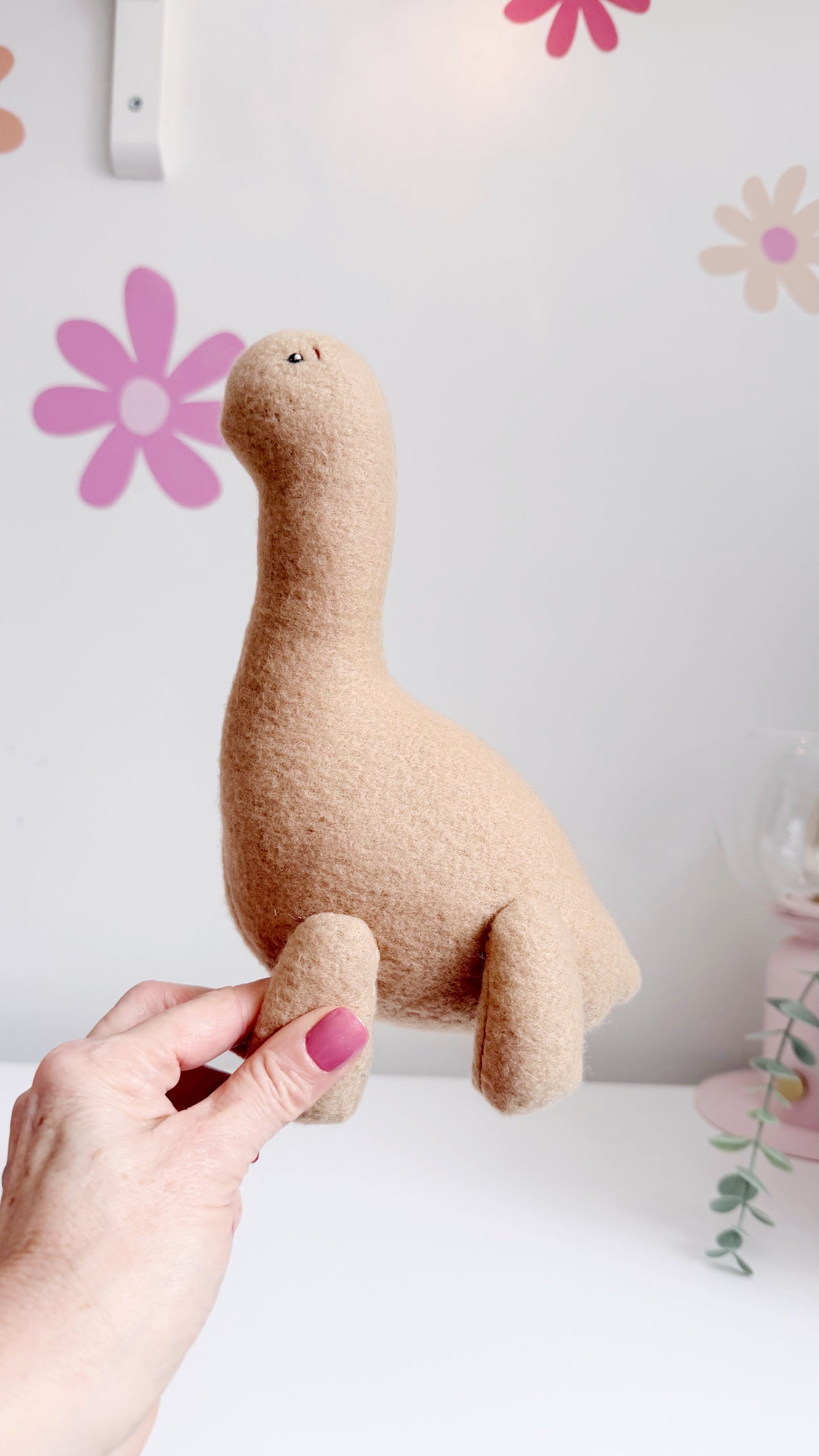 Taupe Brontosaurus, Dino Plushie 