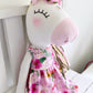 Unicorn Doll, Unicorn Fabric Doll, Textile Unicorn