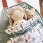 Travel Dollhouse, Portable Doll House, Fabric Dollhouse, Quiet Book