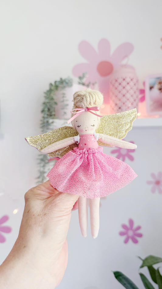 Pink Fairy Doll, Pocket Doll, Fairies