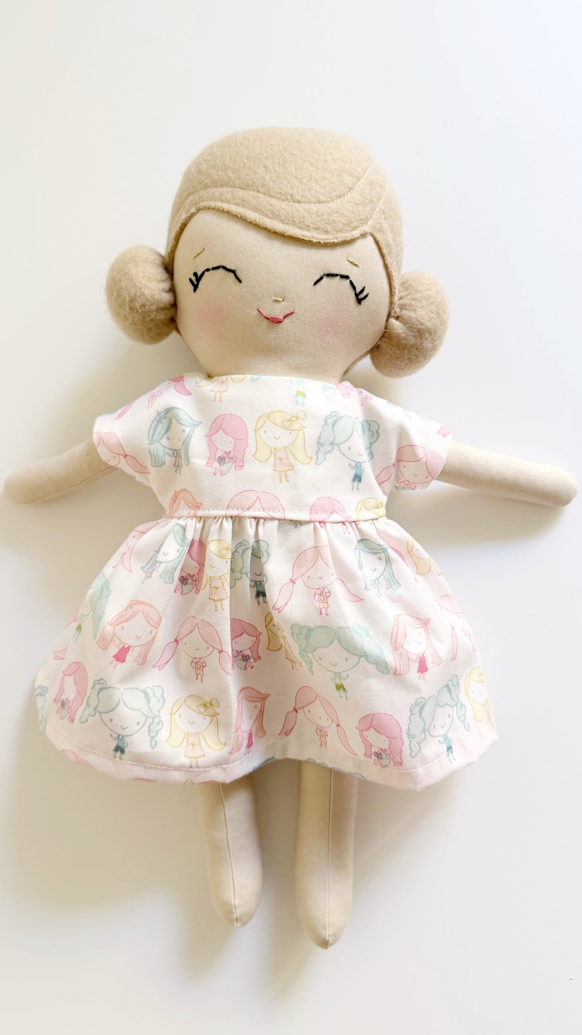 Heirloom doll, handmade doll, Look a like Doll, Modern Rag Doll