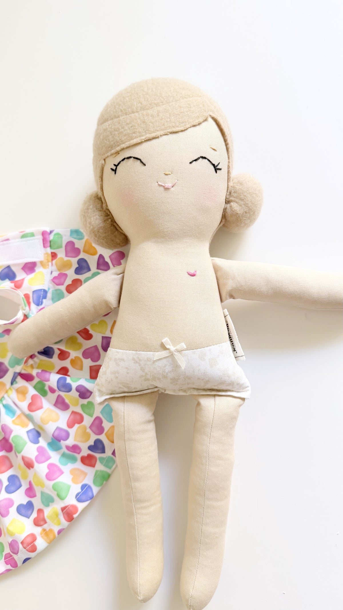 Heirloom doll, handmade doll, Look a like Doll, Modern Rag Doll