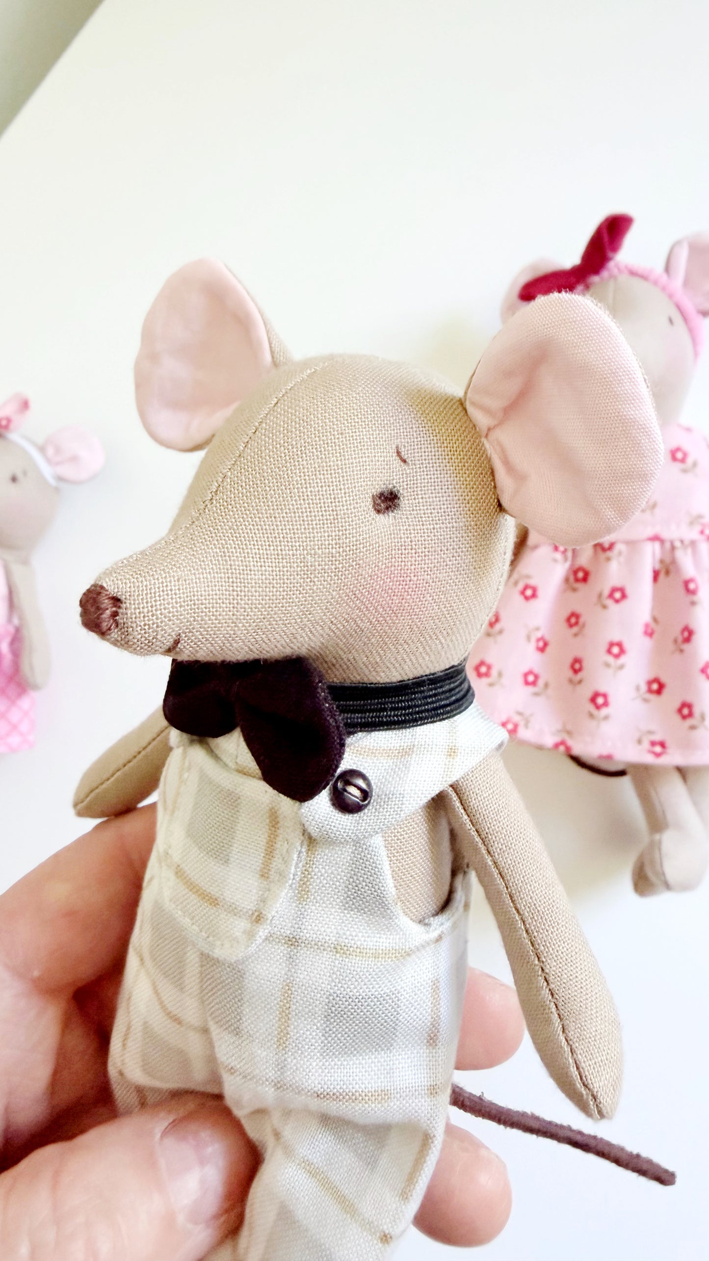 Mouse Family Pocket Mouse, Mouse Doll,  Mouse Doll