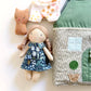 Travel Dollhouse, Portable Doll House, Fabric Dollhouse, Quiet Book