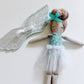 Teal Fairy Doll, Pocket Doll, Fairies