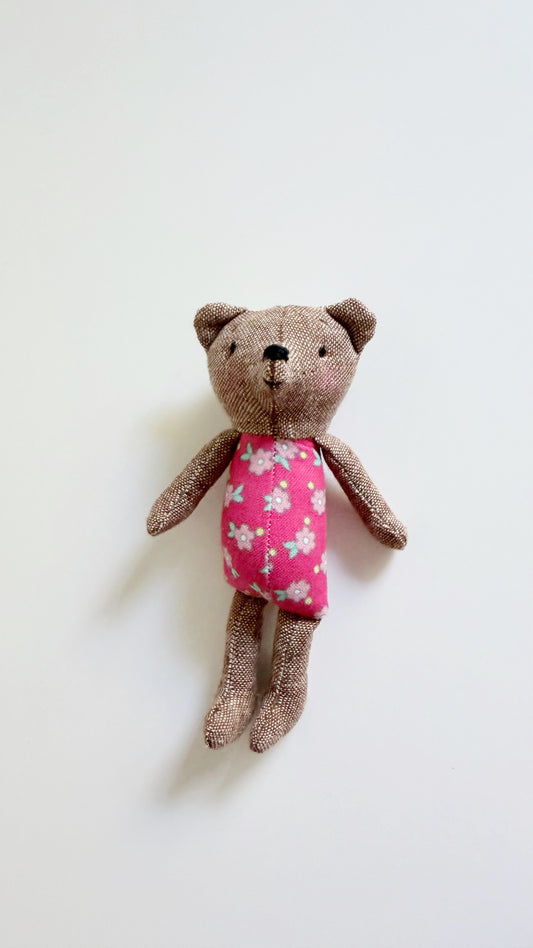 Sister Bear, Bear Doll, Mini Doll,Dollhouse Doll, Dollhouse Bear