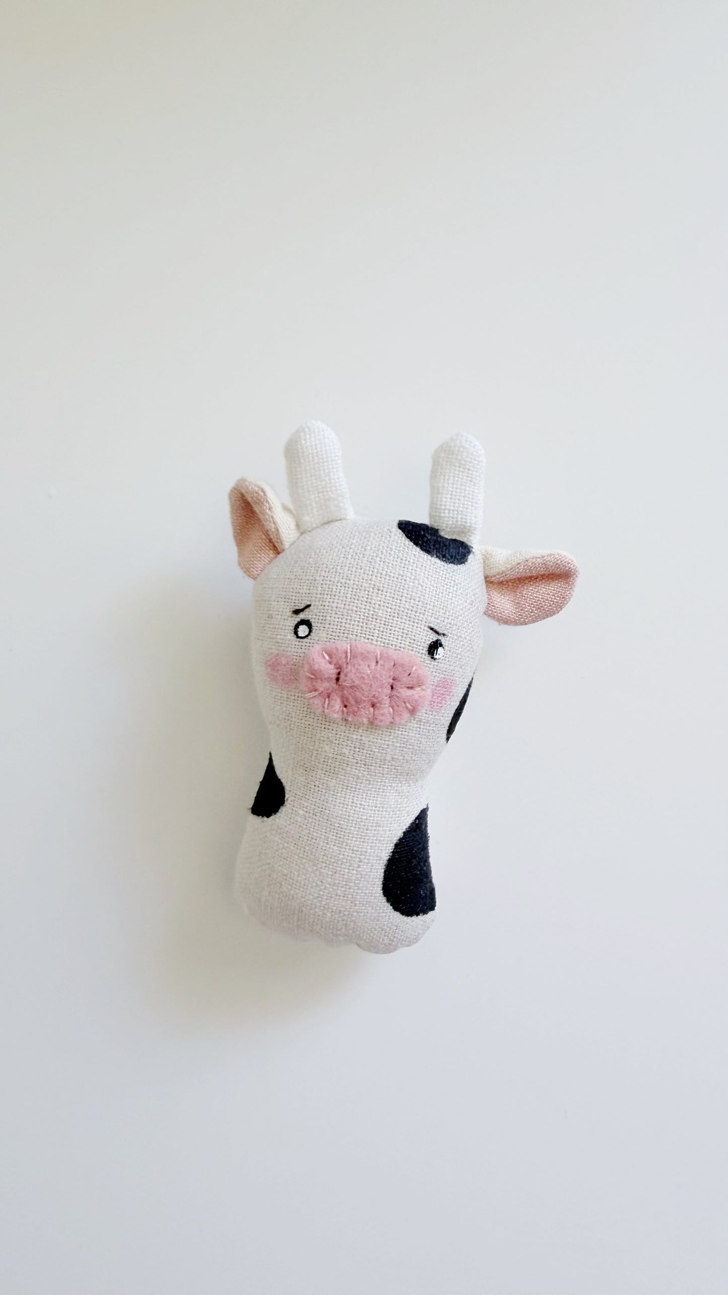 Mini Cow, Dollhouse Cow, Farm Cow, Barnyard Cow