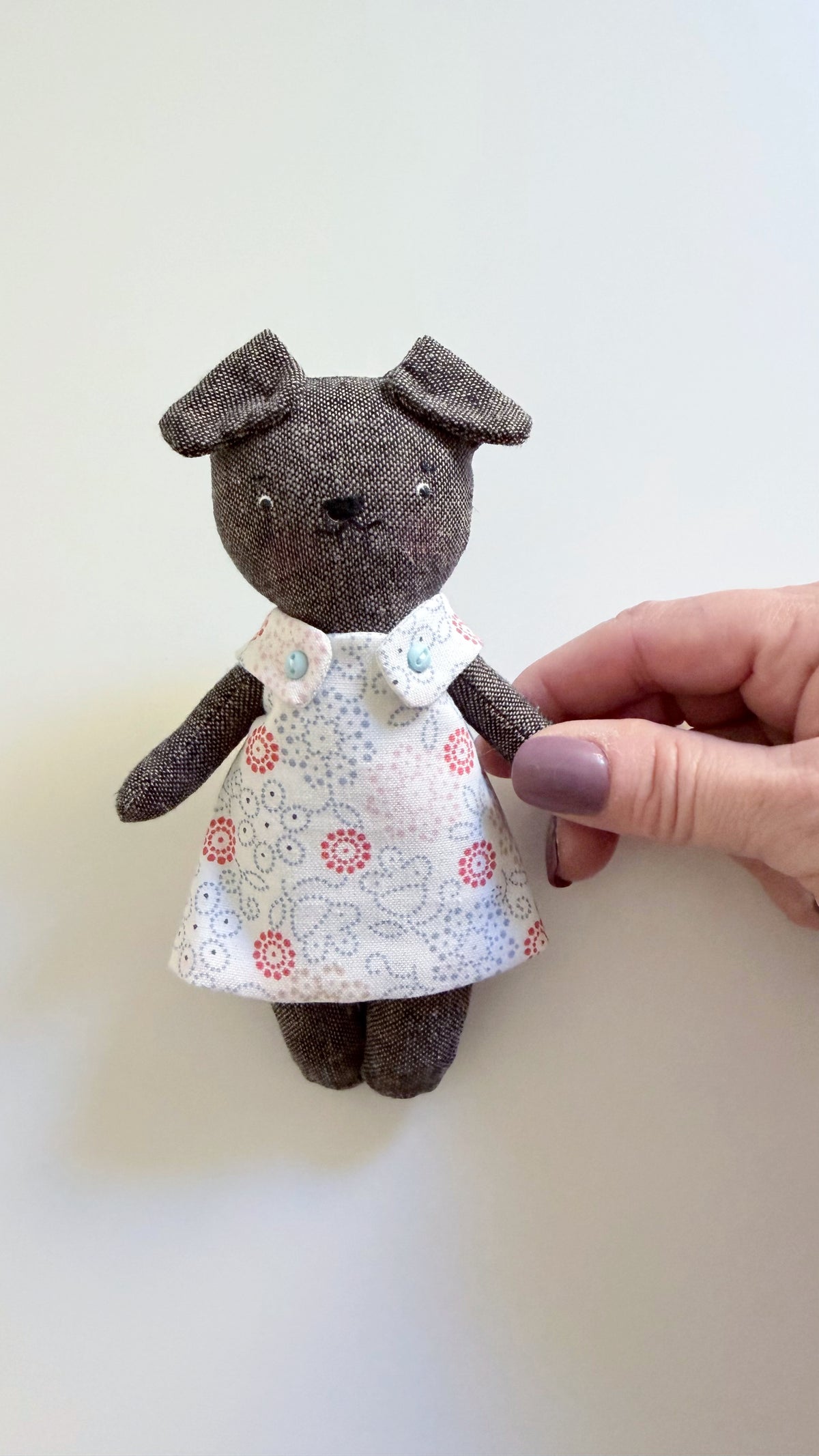 Mini Dog Doll, Dog Doll, Dollhouse Doll