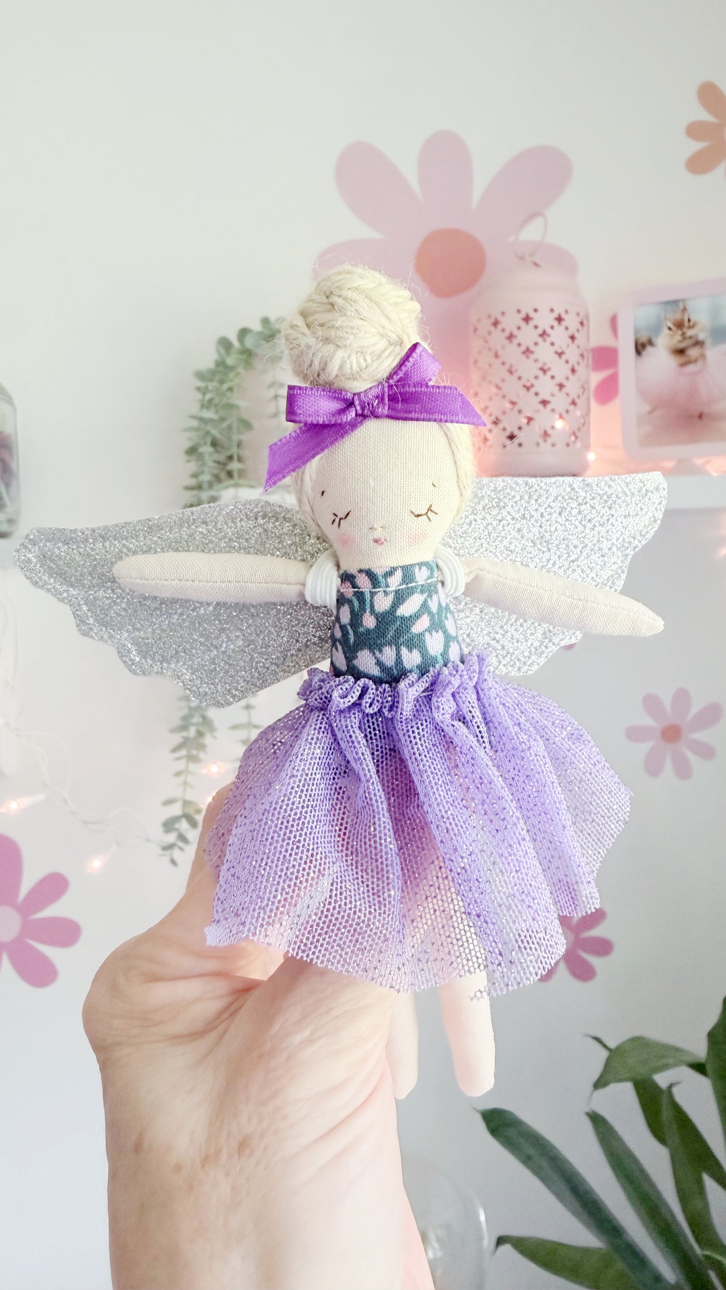 Purple Fairy Doll, Pocket Doll, Fairies