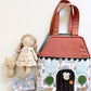 Travel Dollhouse, Portable Doll House, Fabric Dollhouse, Quiet Book