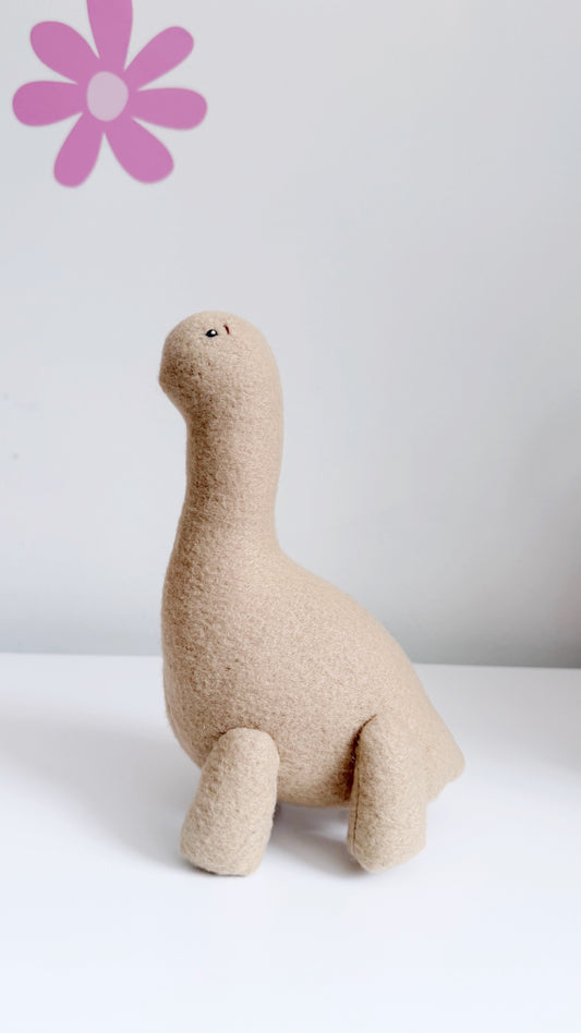 Taupe Brontosaurus, Dino Plushie 