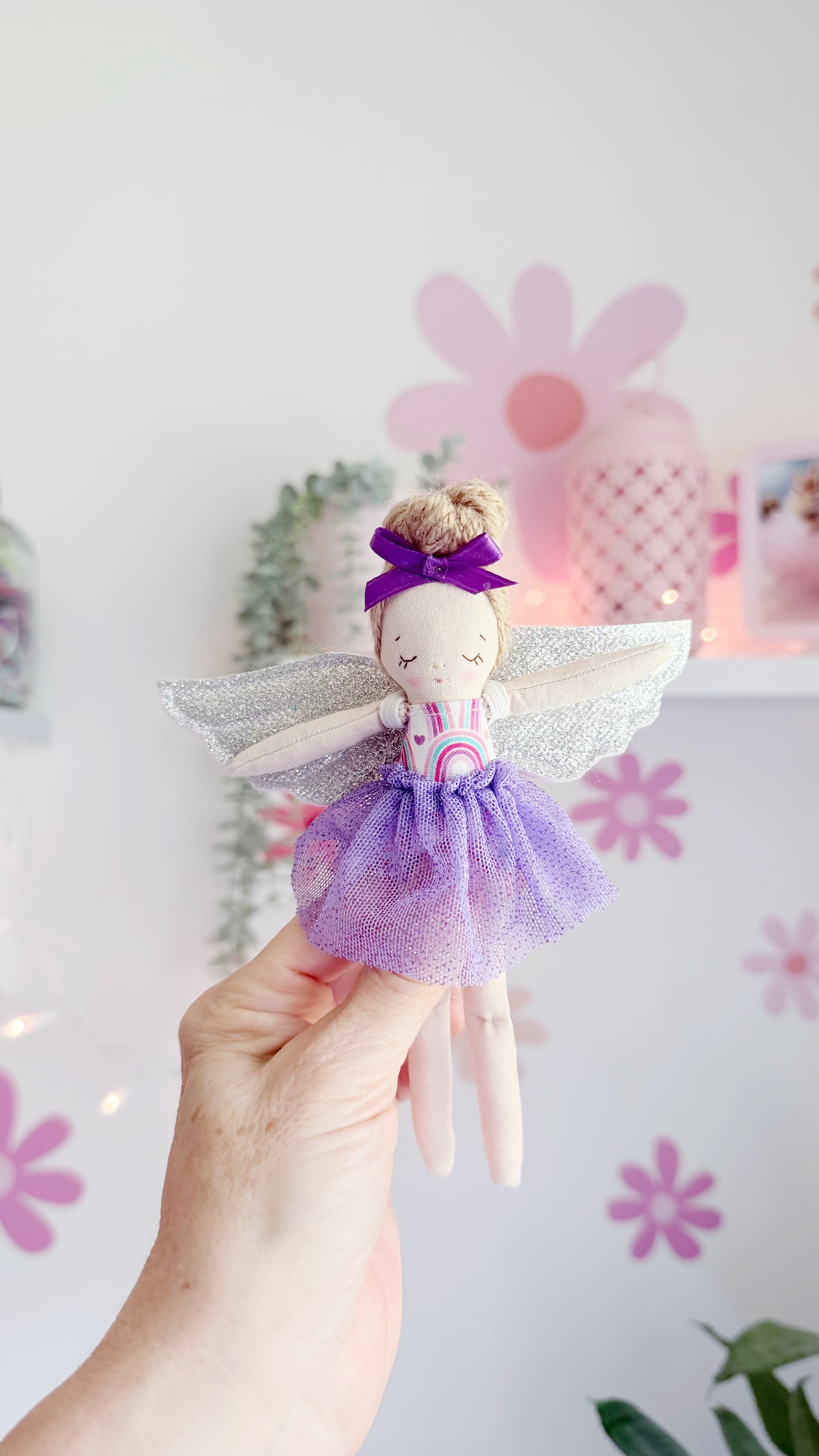 Purple Fairy Doll, Pocket Doll, Fairies