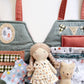 Travel Dollhouse, Portable Doll House, Fabric Dollhouse, Quiet Book