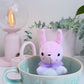Pink Tea Cup Bunny, Bunny Doll, Pink Bunny,Bunny Plushie