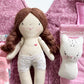 Travel Dollhouse, Pink Fabric Dollhouse