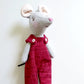 Red Pocket Mouse, Mouse Doll,  Mouse Doll