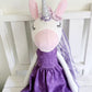 Unicorn Doll, Unicorn Fabric Doll, Textile Unicorn