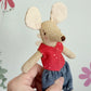 Red Pocket Mouse, Mouse Doll,  Mouse Doll