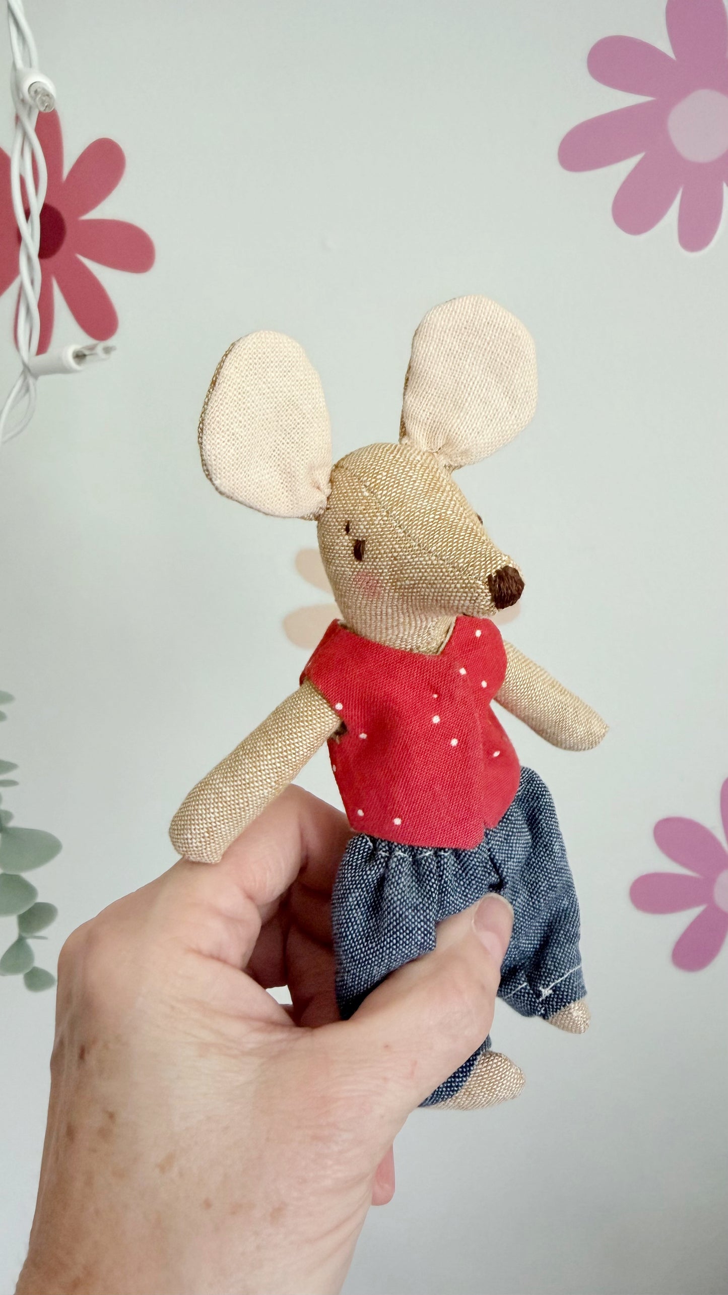 Red Pocket Mouse, Mouse Doll,  Mouse Doll