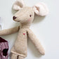 Maroon Pocket Mouse, Mouse Doll, Purple Mouse Doll