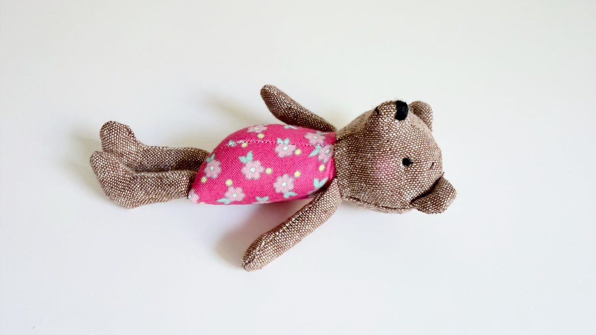 Sister Bear, Bear Doll, Mini Doll,Dollhouse Doll, Dollhouse Bear