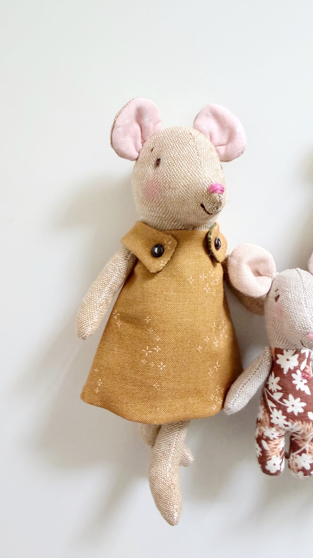 Mouse family, Mouse Doll, Baby Mouse, Father Mouse, Mother Mouse