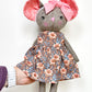 Mouse doll, linen mouse