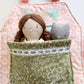 Travel Dollhouse, Portable Doll House, Fabric Dollhouse, Quiet Book