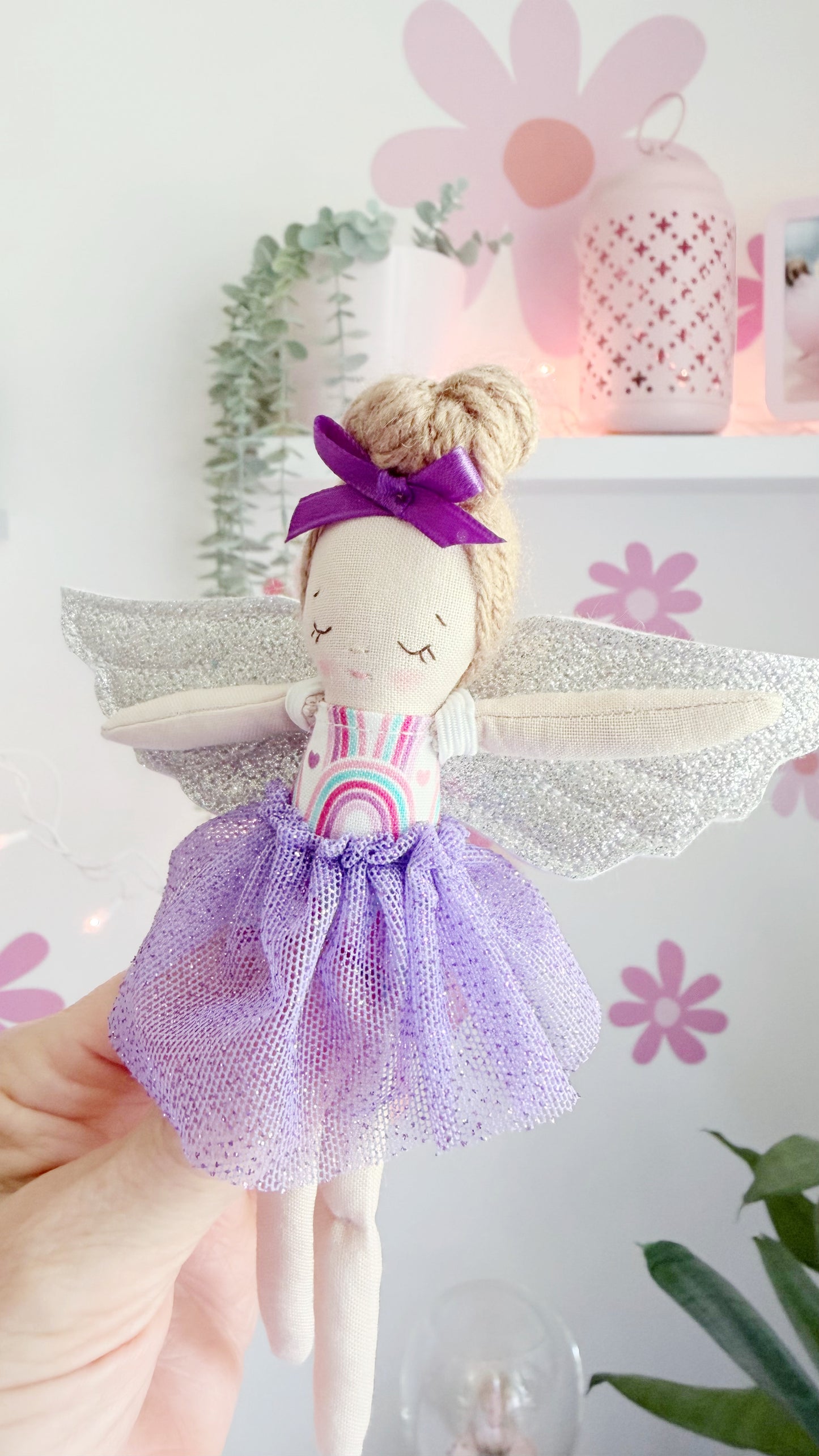 Purple Fairy Doll, Pocket Doll, Fairies