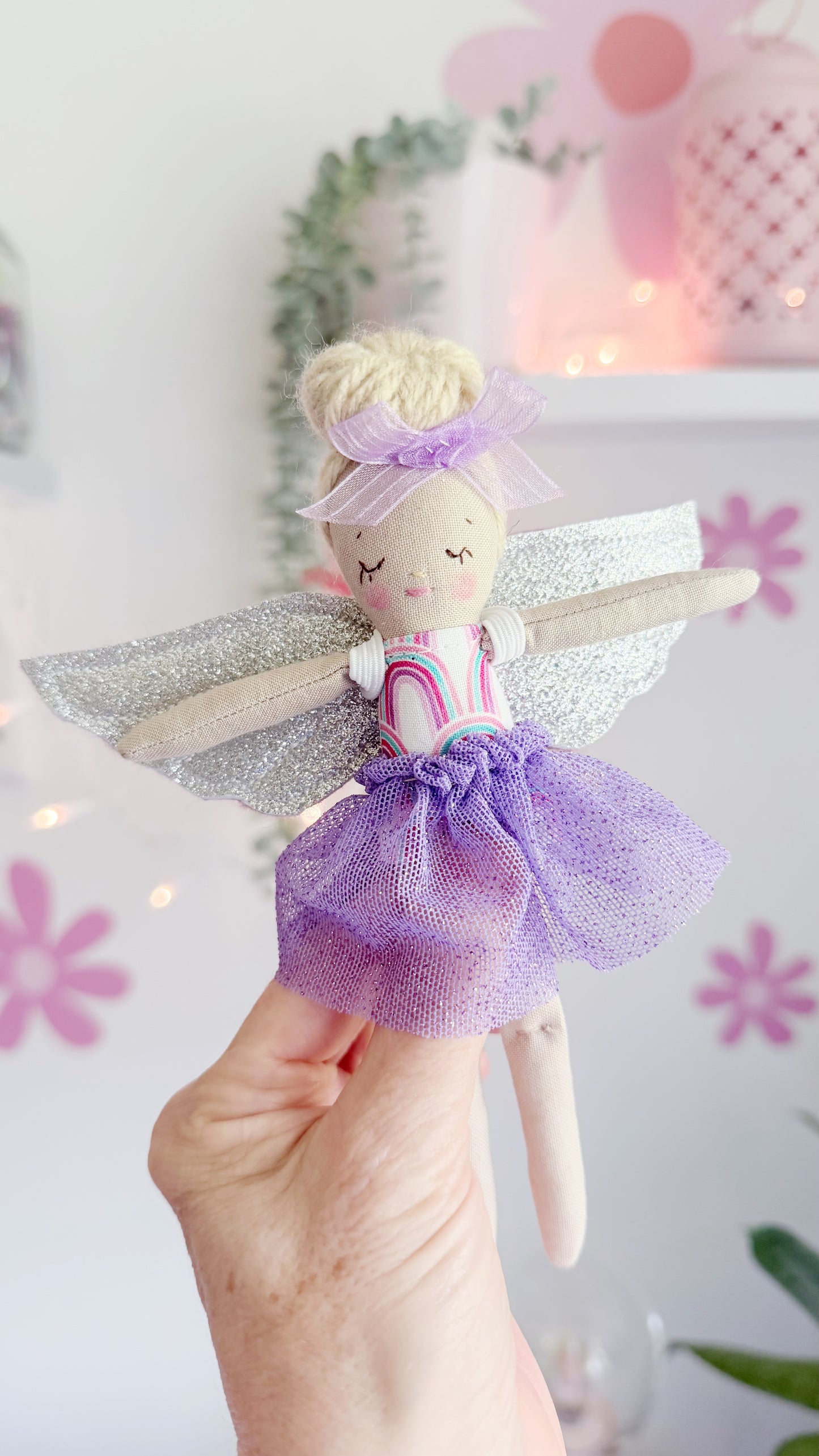 Purple Fairy Doll, Pocket Doll, Fairies