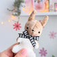 Brown Tea Cup Bunny, Bunny Doll, Brown  Bunny, Bunny Plushie