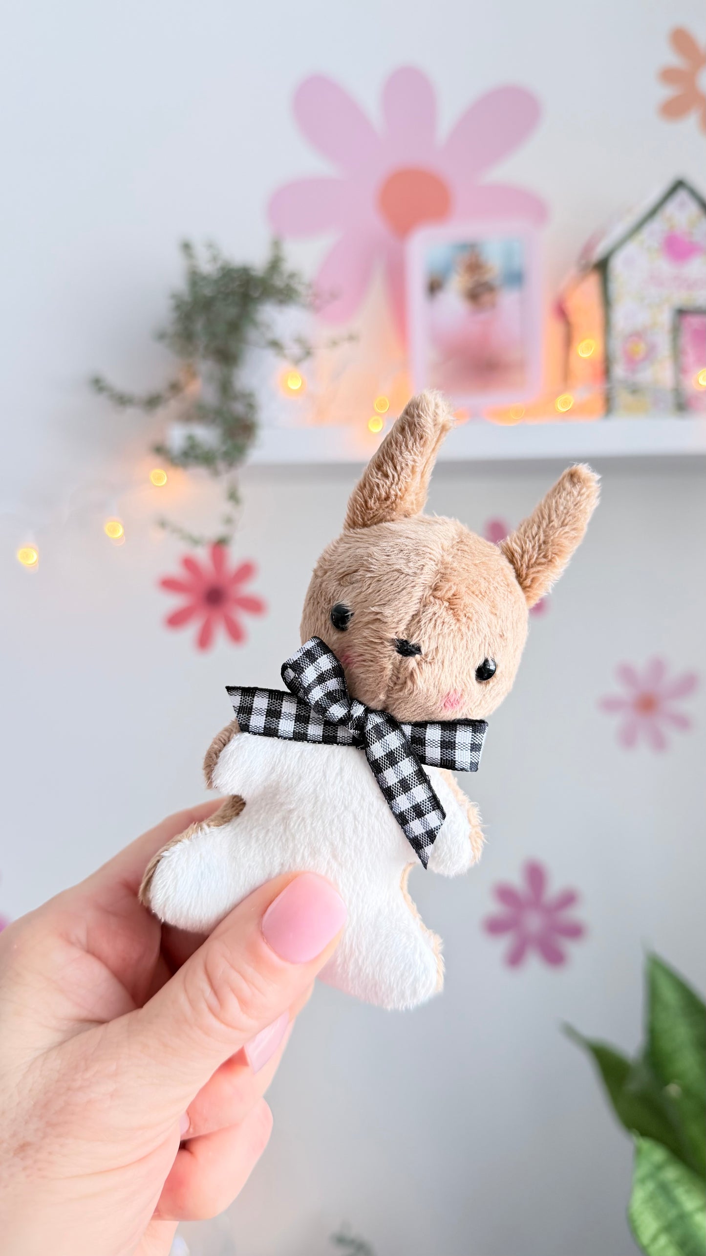 Brown Tea Cup Bunny, Bunny Doll, Brown  Bunny, Bunny Plushie