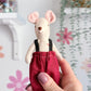 Mini Mouse Doll, Mouse Doll, Dollhouse Doll