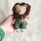 Mini Lion Doll, Lion Doll, Dollhouse Doll