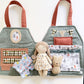 Travel Dollhouse, Portable Doll House, Fabric Dollhouse, Quiet Book