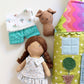 Travel Dollhouse, Portable Doll House, Fabric Dollhouse, Quiet Book