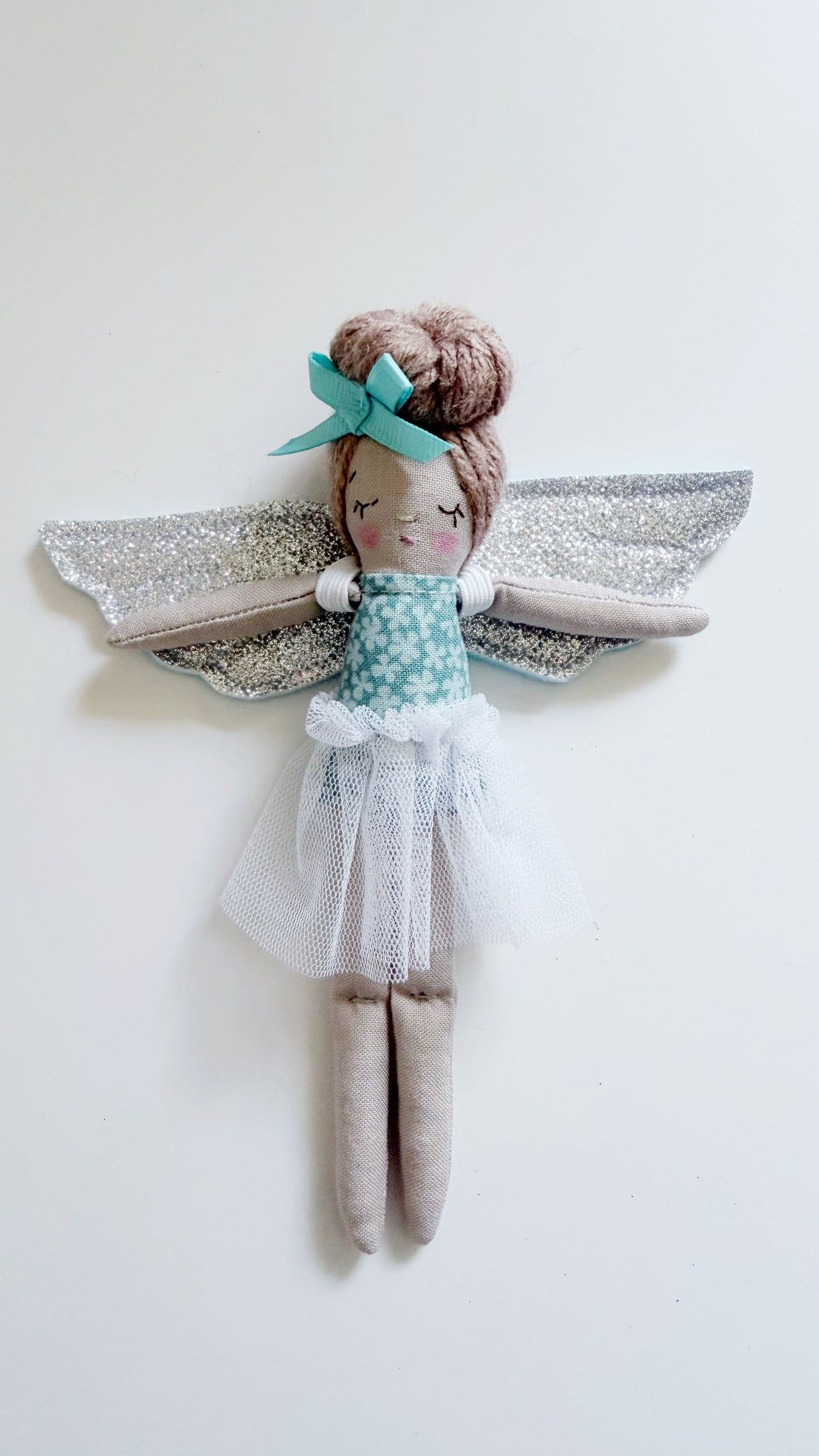 Teal Fairy Doll, Pocket Doll, Fairies