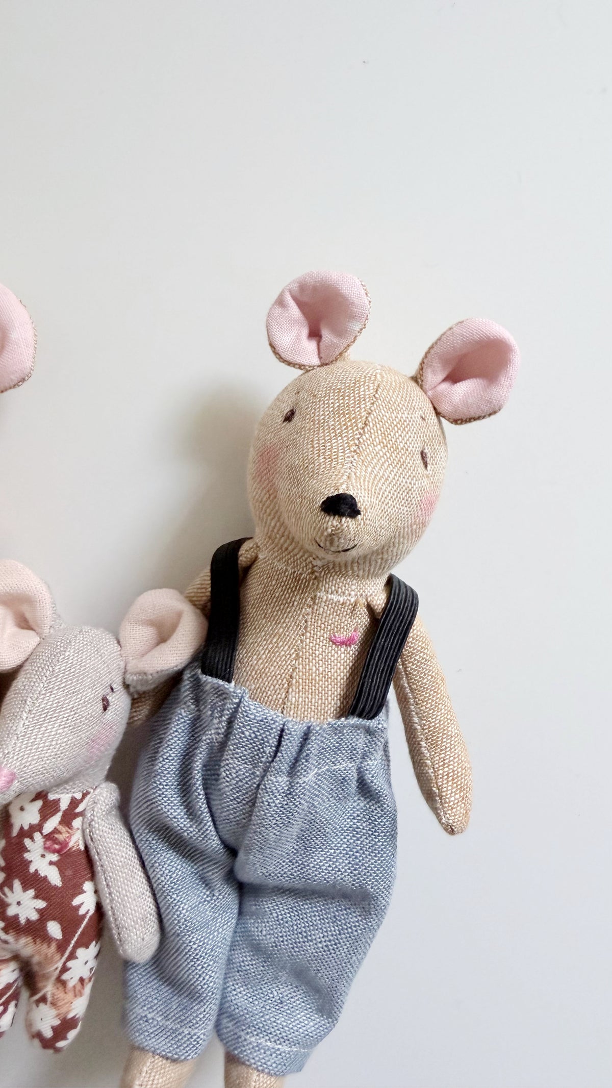 Mouse family, Mouse Doll, Baby Mouse, Father Mouse, Mother Mouse
