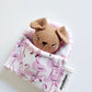 Puppy cozy pal, puppy doll, Pocket Pal, Animal in a Bed, Dog doll,