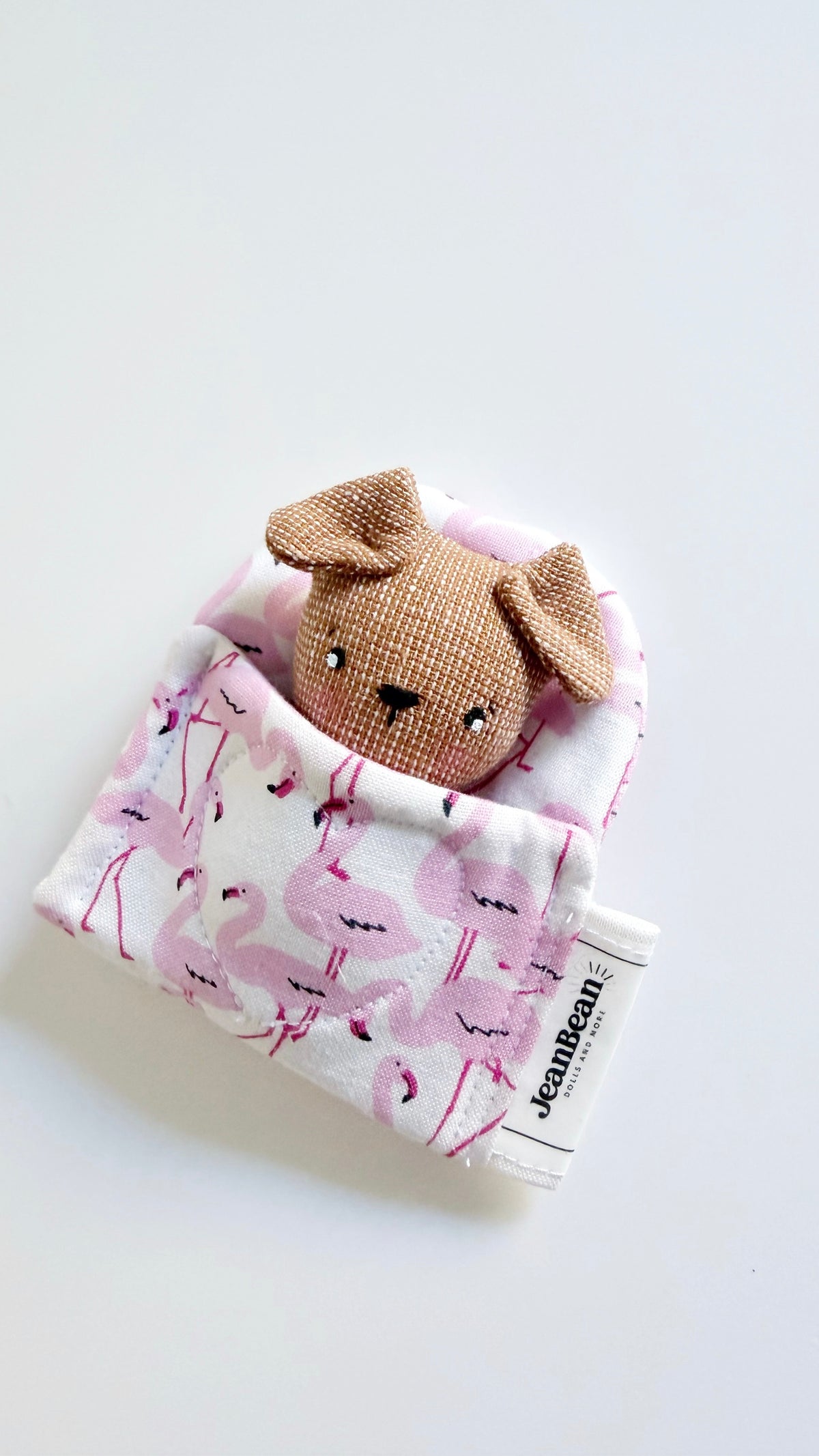 Puppy cozy pal, puppy doll, Pocket Pal, Animal in a Bed, Dog doll,